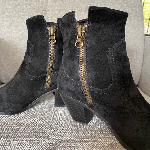 Sam Edelman western inspired cowgirl boho gypsy leather ankle boots booties 8M - Picture 6 of 12